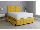 Alistair Cubed Thick Padded Divan Bed Set - BedsnBoards