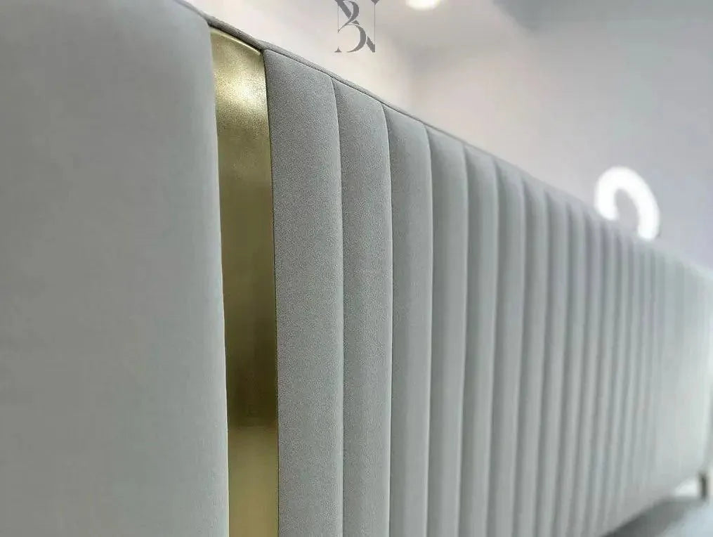 luxury golden strip beds, luxury beds