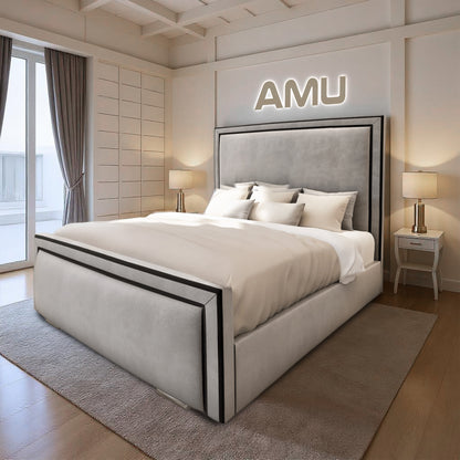 AMU Lancaster Contrast Luxury Bed Frame