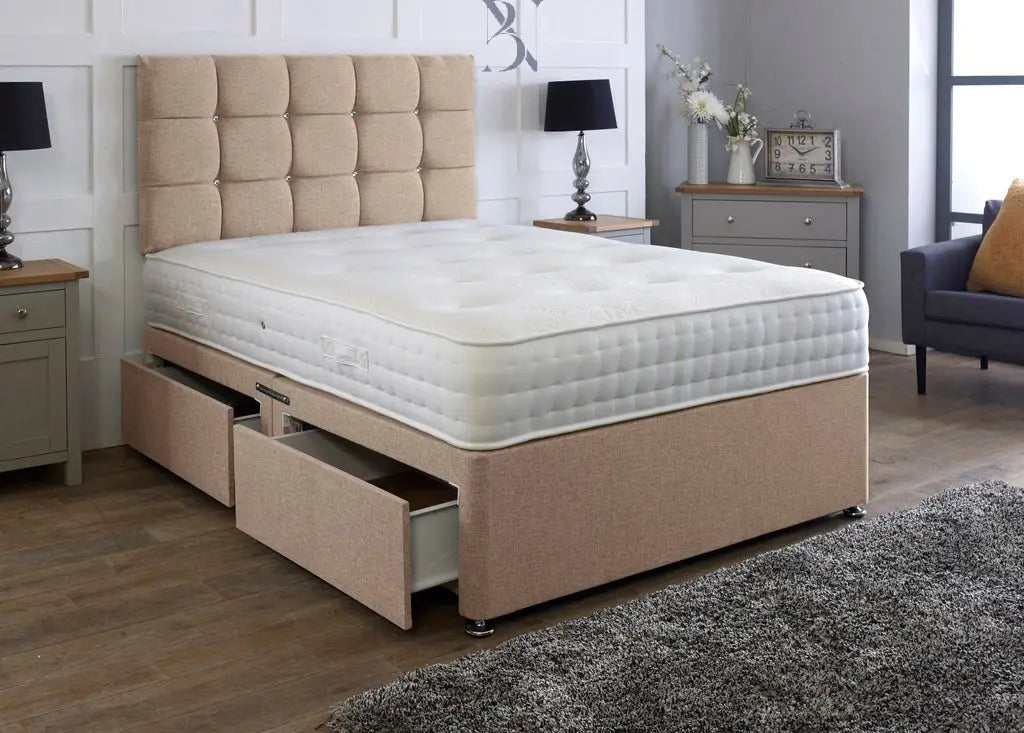 Florence Cube Divan Bed - BedsnBoards