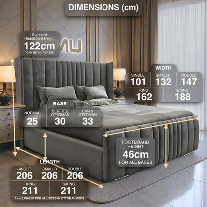 AMU Manhattan Grid Premium Luxury Bed