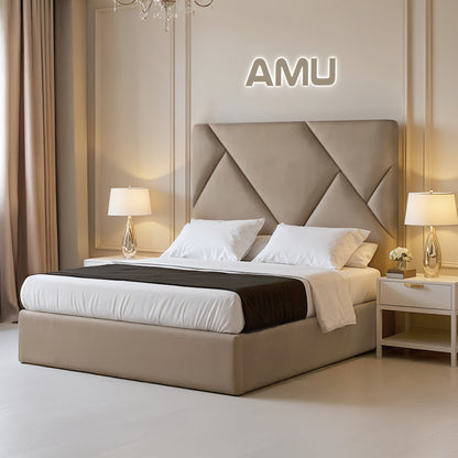 AMU Marquee Luxe Diamond Panel Luxury Bed Frame