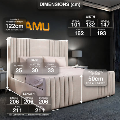 AMU Nevada Designer Luxury Bed