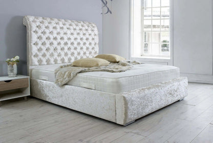 New Marco Polo Upholstered Sleigh Bed - BedsnBoards