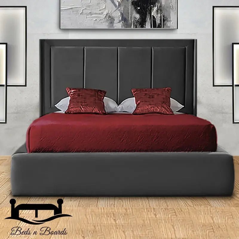 Dolphin Luxury Plain Border Panel Liner Bed - BedsnBoards