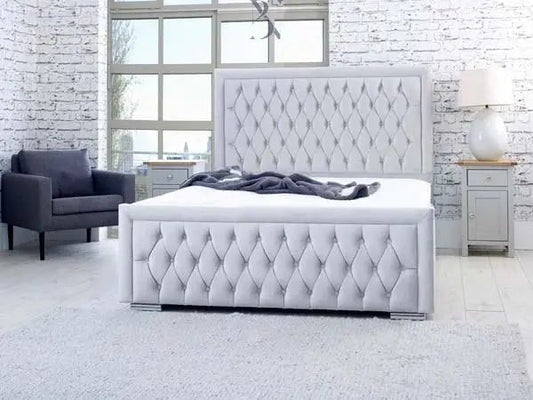 Princess Bumper border Bed - BedsnBoards