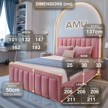 AMU Athens Linear Designer luxury Bed