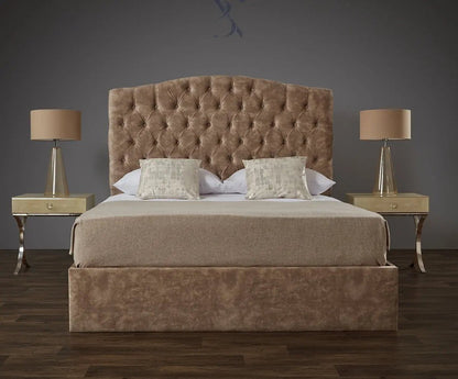 Roma Dotted Buttons Luxury Bed - BedsnBoards
