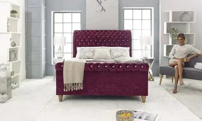 Traditional Chesterfield Sleigh 2023 - BedsnBoards