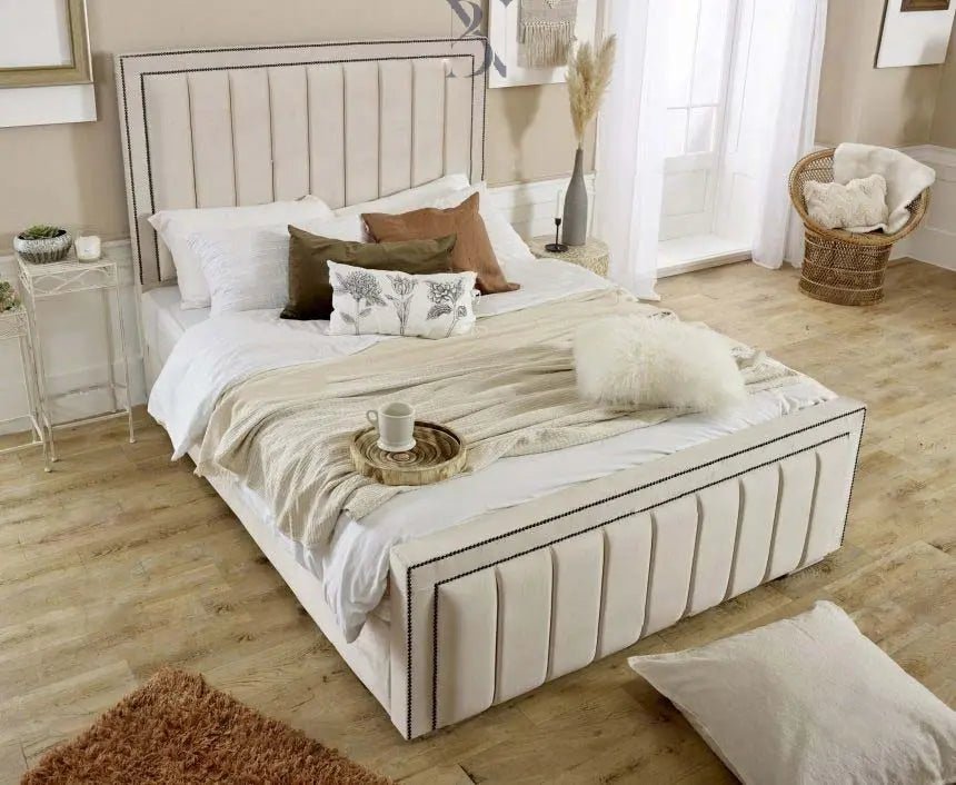 Stylish Bumper Panelled Bed - BedsnBoards