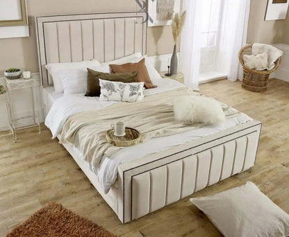 Stylish Bumper Panelled Bed - BedsnBoards