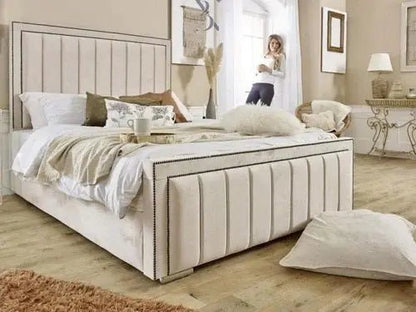 Stylish Bumper Panelled Bed - BedsnBoards