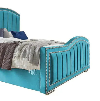 The Wavy Curved Panelled Bed - BedsnBoards