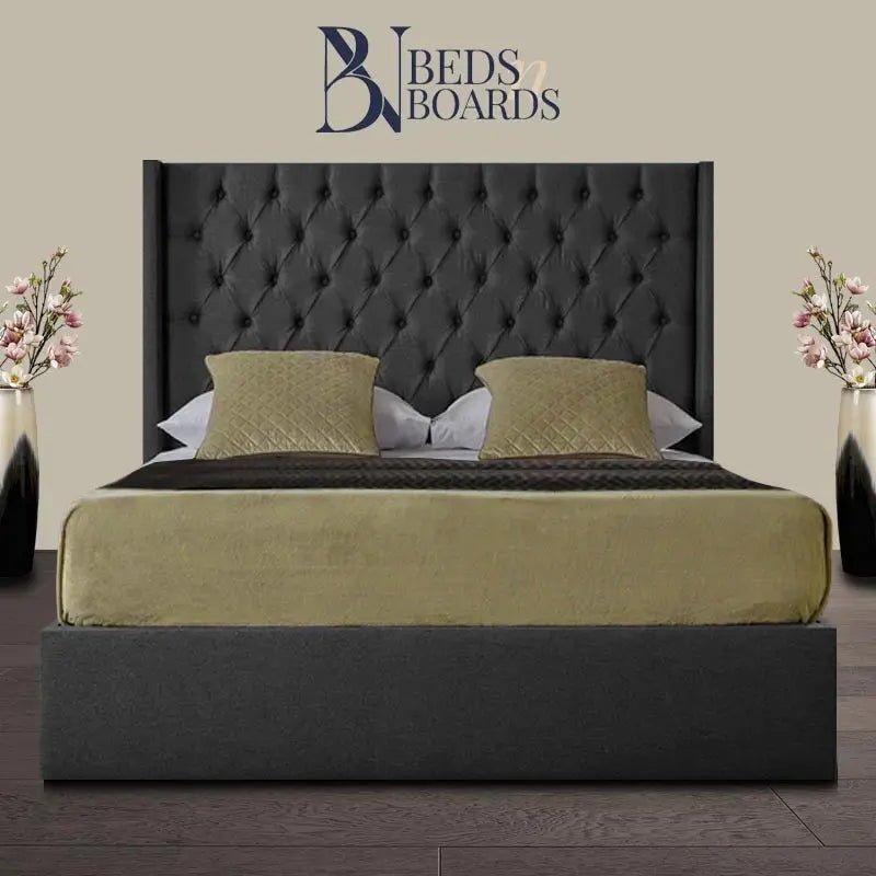 Wingback Chesterfield Napnest Luxury Bed BedsnBoards